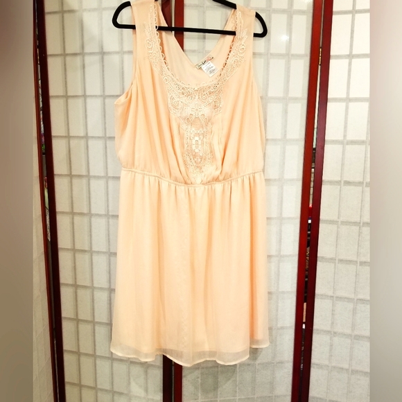 Love Squared Dresses & Skirts - Blush sleeveless dress